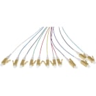 CABLEDOC - LWL LC-Pigtail Simplex OM4 12-färbig VPE 12 Stk