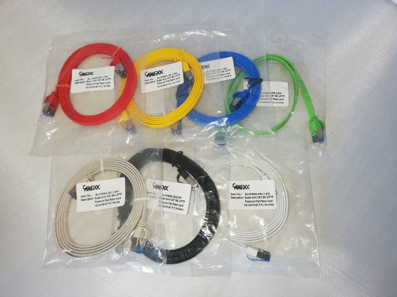 CABLEDOC - Slim Patchkabel Cat.6A U/FTP blau 0,25m