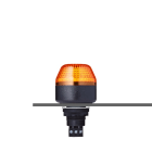 AUER - M22 Einbau-LED Dauer-/Blinkleuchte 24 V AC/DC, or/sw, d045mm