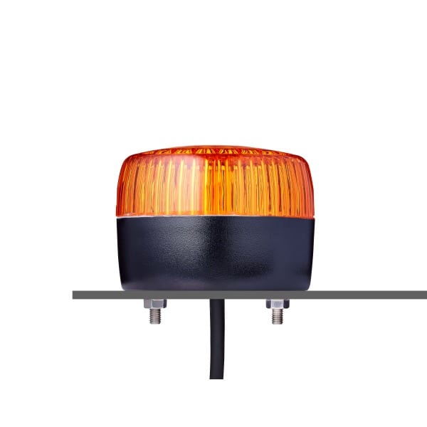 AUER - PFL LED Blitzleuchte - 2 Blitzmuster orange, 230/240 V AC