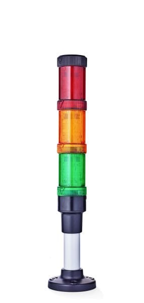 AUER - ECO40-Q01, Signalsäule ECOmodul40 24V AC/DC, rot-orange-grün