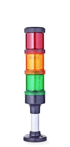 AUER - ECO60-Q01, Signalsäule ECOmodul60 24V AC/DC, rot-orange-grün