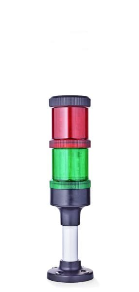 AUER - ECO60-Q02, Signalsäule ECOmodul60 24V AC/DC, rot-grün