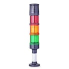AUER - ECO60 modulare Signalsäule Ø 60mm 24 V AC/DC Summer rot-orange-grün, schwarz