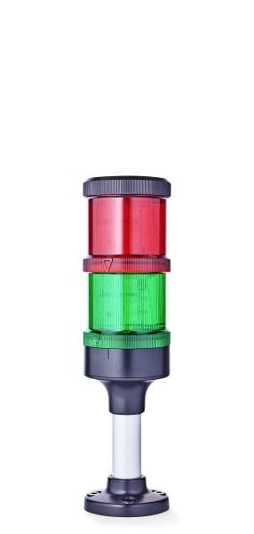 AUER - ECO70-Q02, Signalsäule ECOmodul70 24V AC/DC, rot-grün