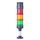 AUER - ECO70 modulare Signalsäule Ø 70mm 24 V AC/DC Summer rot-orange-grün, schwarz