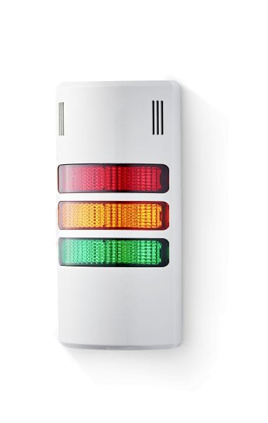 AUER - HD kompakte Signalsäule 24 V AC/DC Summer rot-orange-grün, grau