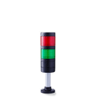 AUER - PC7 Signalsäule Ø 70mm 24 V AC/DC rot-grün, 100mm, schwarz