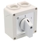 KRAUS&NAIMER - Ausschalter 20A,2pol.,'0-1',60Grad,AP-Geh.IP42