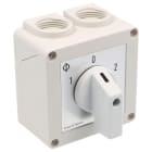 KRAUS&NAIMER - Umschalter m.0 20A,1pol.,'1-0-2',60Grad,AP-Geh.IP42