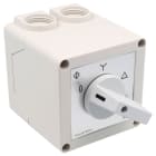KRAUS&NAIMER - Stern-Dreieck-Schalter 25A/7,5kW(AC-3),1 Drehr.AP-Geh.IP42