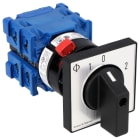 KRAUS&NAIMER - Umschalter m.0,Rückz.v.links,2pol.Zentralbef.