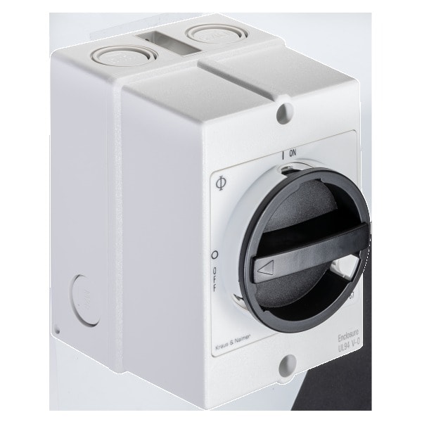 KRAUS&NAIMER - Hauptschalter 20A/5,5kW(AC-23B),3pol.,AP-Geh.IP66