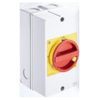 KRAUS&NAIMER - Not-Aus-Schalter 25A/7,5kW(AC-23B),3pol.+1NO/1NC,AP-Geh.IP66