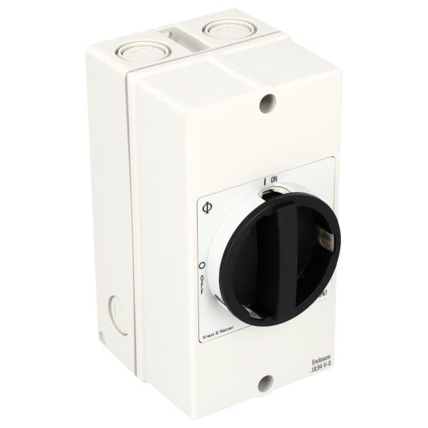 KRAUS&NAIMER - Hauptschalter 32A/11kW(AC-23B),3pol.+1NO/1NC,AP-Geh.IP66