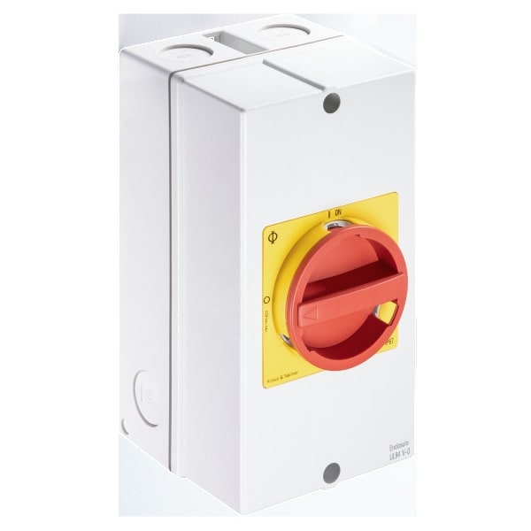 KRAUS&NAIMER - Not-Aus-Schalter 80A/30kW(AC-23B),3pol.,AP-Geh.IP65