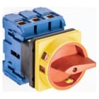 KRAUS&NAIMER - Not-Aus-Schalter 100A/37kW(AC-23B),3pol.4Loch-Frontbef.64x64