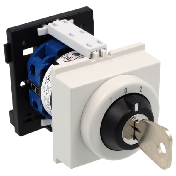 KRAUS&NAIMER - Umschalter m.0,Rückz.1pol.30Grad,45mm-Schnappbef