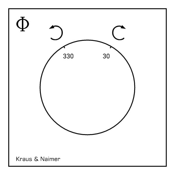 KRAUS&NAIMER - Schild mit Gravur