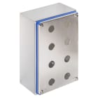 KRAUS&NAIMER - Edelstahl Schaltergehäuse BxHxT 160 x 250 x 100, 8 Einbaustellen