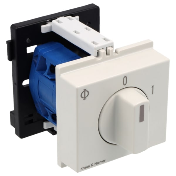 KRAUS&NAIMER - Umschalt.m.0,2polig,60°,45mm-Schnappbef.AUF-0-ZU