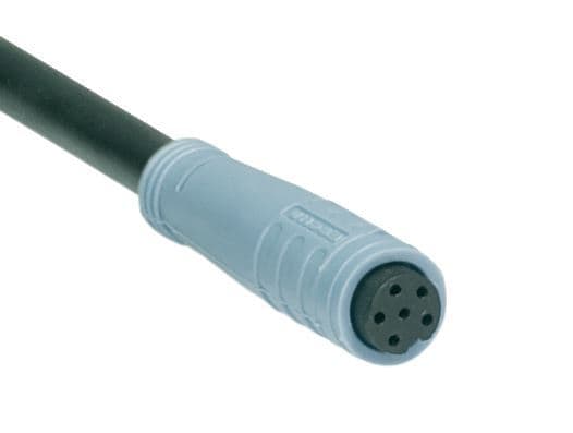 SCHMERSAL - LEITUNGSDOSE M8, GERADE A-K6P-M8-R-G-2M-GY-1-X-A-4