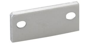 BARTHELME - Endkappen-Set flach Aluminium eloxiert für LED-Profil GARliano