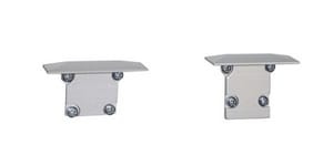 BARTHELME - Endkappe T-Profil kurze Version Aluminium eloxiert f. LED-Profil BARdolino T