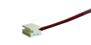 BARTHELME - LED-Streifen Steckverbinder 8 mm 2-polig mit 50 cm-Kabel freie Drahtenden