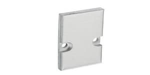 BARTHELME - Endkappen-Set Aluminium eloxiert für LED-Profil Bardolino hoch