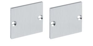 BARTHELME - Endkappen-Set Standard Aluminium eloxiert für LED-Profil CATania 3030