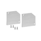 BARTHELME - Endkappen-Set rechteck. Aluminium eloxiert für LED-Profil CATania Angolo 3030