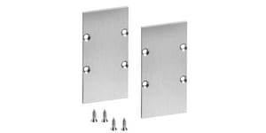 BARTHELME - Endkappen-Set für LED-Profil CATania 3060 Aluminium eloxiert