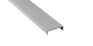 BARTHELME - Abdeckung Aluminium eloxiert für LED-Profile CATania 30 1 m