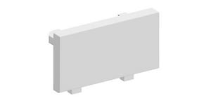 BARTHELME - Endkappen-Set opalweiß PC passend für LED-Profile der BARdolino-Serie