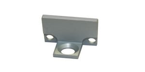 BARTHELME - Endkappe flach 90°-Anbauhalt. Aluminium elox. f. LED-Profil BARdolino flach