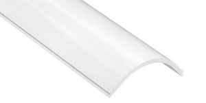 BARTHELME - Abdeckung halbrd. opalweiß PMMA 180° f. LED-Prof. CATania Angolo 3030 1 m