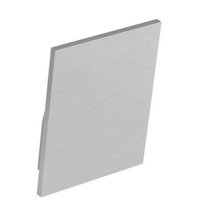 BARTHELME - Endkappen-Set Alu. elox. schraubl. Sichtfläche für LED-Profil CATania 4050