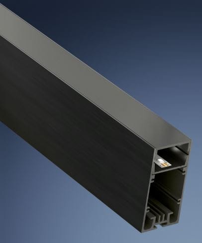 BARTHELME - LED-Profil CATania 3060 Blackline Aluminium eloxiert 2 m