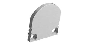 BARTHELME - Endkappen-Set hoch halbrd. Aluminium elox. für LED-Profil BARdolino hoch
