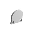 BARTHELME - Endkappen-Set hoch halbrd. Aluminium elox. für LED-Profil BARdolino hoch