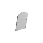 BARTHELME - Endkappen-Set halbrund Aluminium eloxiert passend für LED-Profil CATania 4050