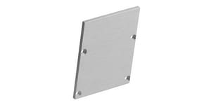 BARTHELME - Endkappen-Set Standard Aluminium eloxiert für LED-Profil CATania 4040