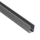 BARTHELME - Montageprofil U-System für Lichtlinien 17,5x17,5 mm Aluminium eloxiert natur 21,1x29,8 mm 2000 mm