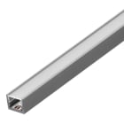 BARTHELME - BARdolino Midi flach Profil Aluminium eloxiert natur 15x12 mm 1000 mm