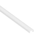 BARTHELME - BARdolino Midi flach/hoch/T Abdeckung PMMA opalweiß 12,8x6 mm 1000 mm