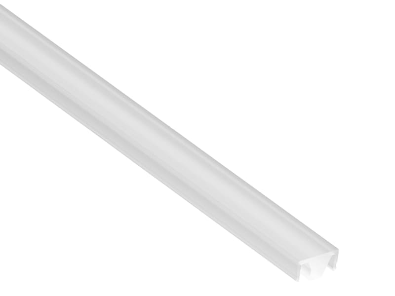 BARTHELME - BARdolino Midi flach/hoch/T Abdeckung PMMA satiniert asymmetrisch 12,8x6,8 mm 5030 mm