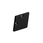 BARTHELME - BARdolino Midi Angolo Endkappenset eckig Kunststoff schwarz 20x20x2 mm
