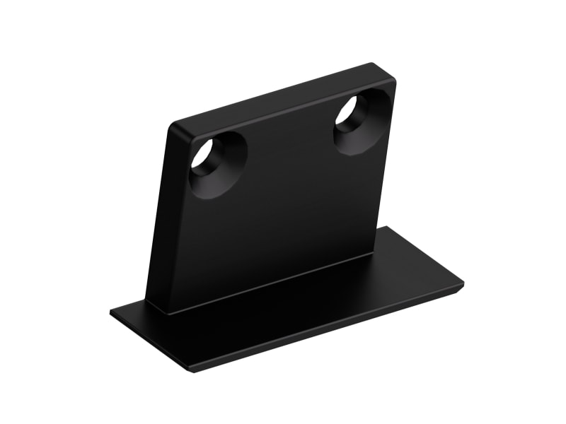 BARTHELME - BARdolino Midi T Endkappenset Kunststoff schwarz: 20x12x7 mm