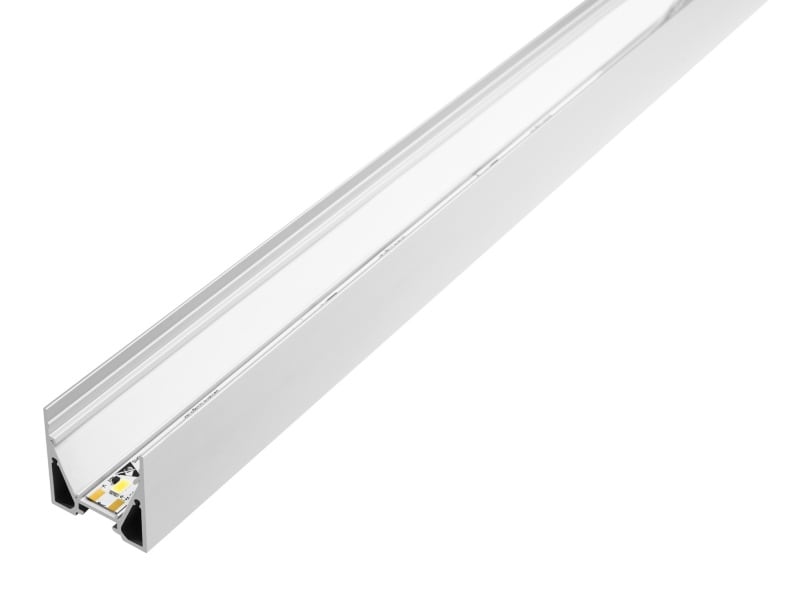 BARTHELME - LED-Profil CATania 2525 Aluminium eloxiert 2 m